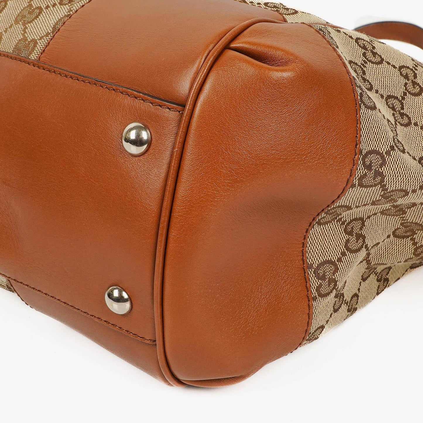 Gucci Medium Brick Lane Tote Bag mit braunem Monogramm