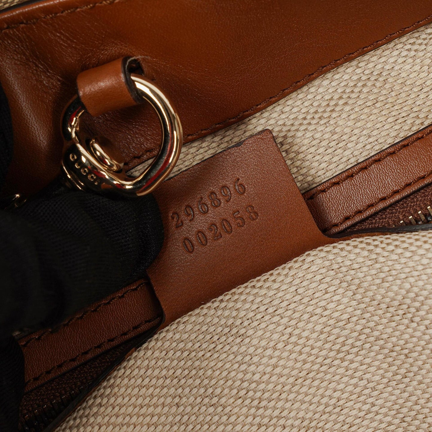Gucci Medium Brick Lane Tote Bag mit braunem Monogramm