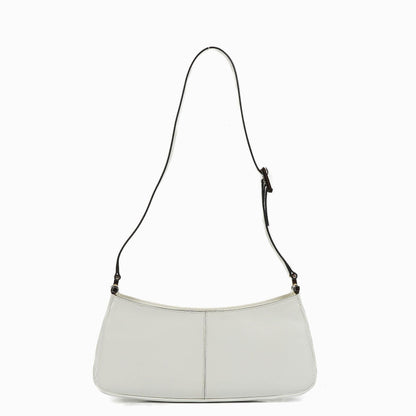 Gucci Microguccissima Pochette aus weißem Leder
