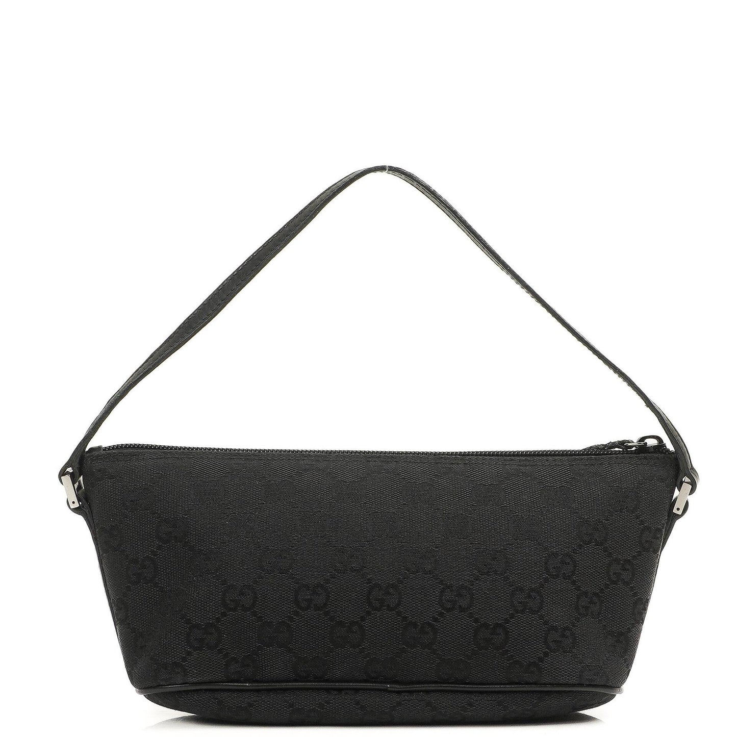 Gucci Mini Baguette Schwarz GG Monogram Pochette Boot