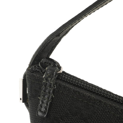 Gucci Mini Baguette Schwarz GG Monogram Pochette Boot