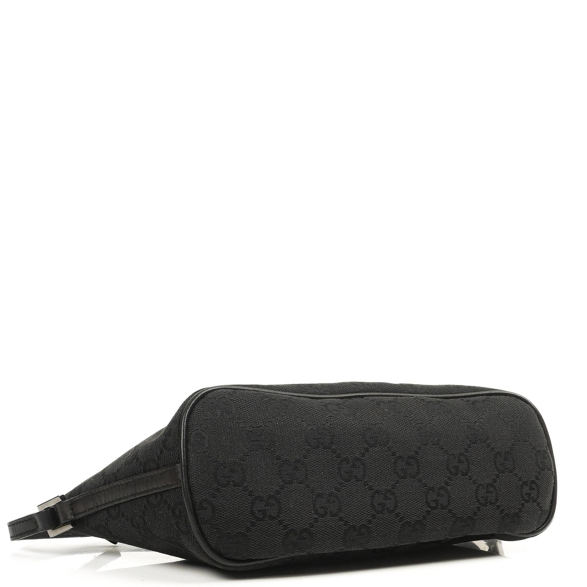Gucci Mini Baguette Schwarz GG Monogram Pochette Boot