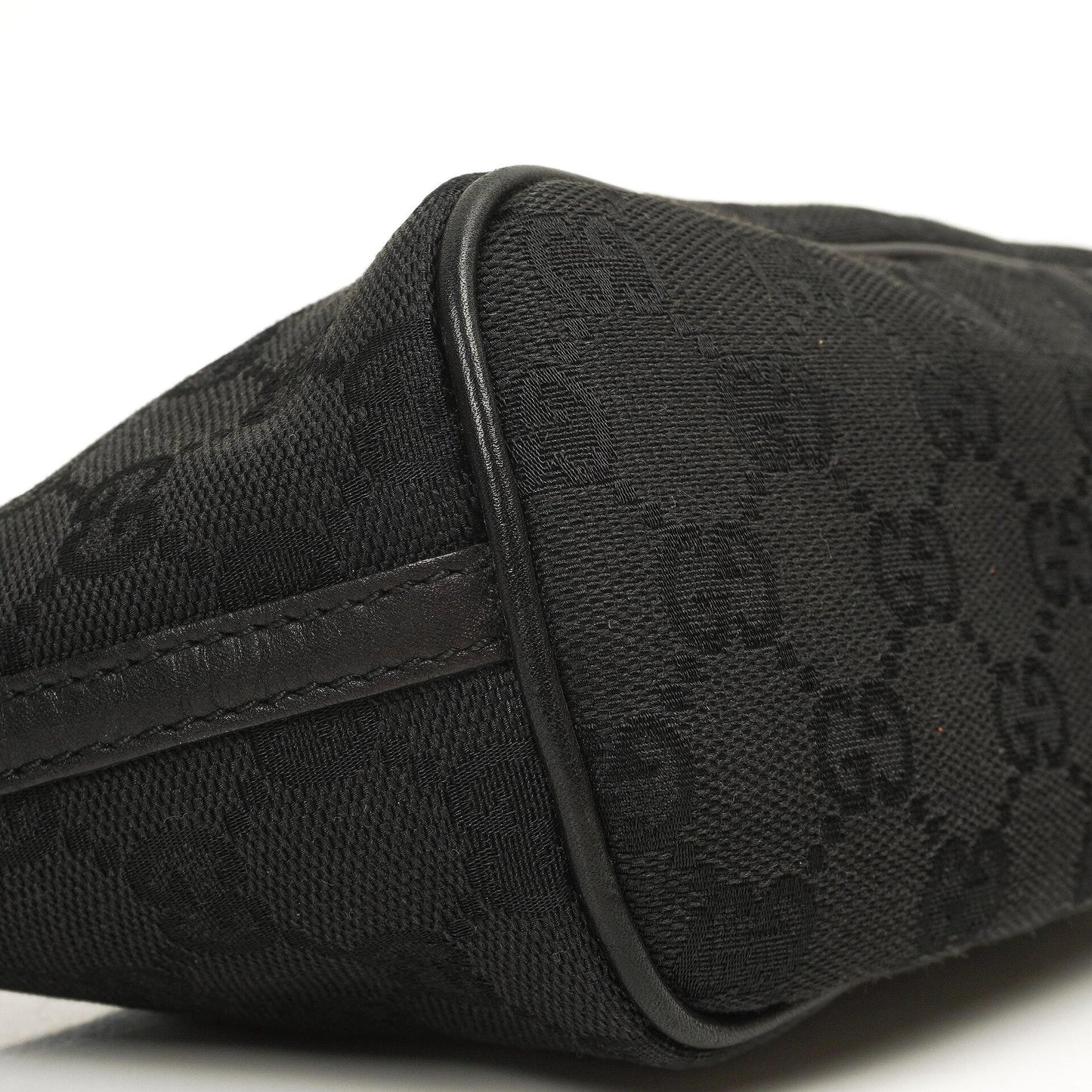 Gucci Mini Baguette Schwarz GG Monogram Pochette Boot