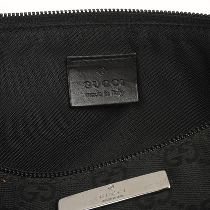 Gucci Mini Baguette Schwarz GG Monogram Pochette Boot