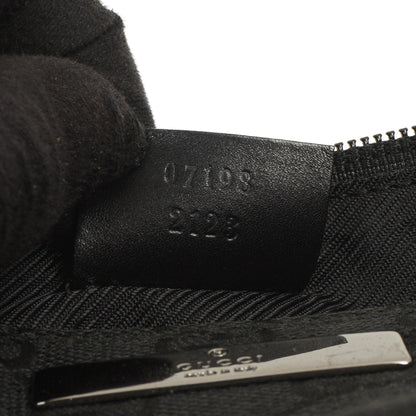 Gucci Mini Baguette Schwarz GG Monogram Pochette Boot
