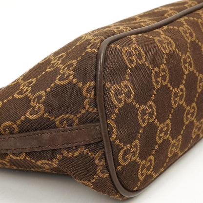 Gucci Mini Baguette GG Monogram Pochette Boot Braun/Beige Tasche
