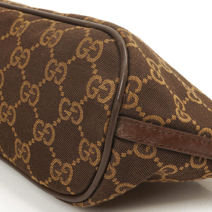 Gucci Mini Baguette GG Monogram Pochette Boot Braun/Beige Tasche