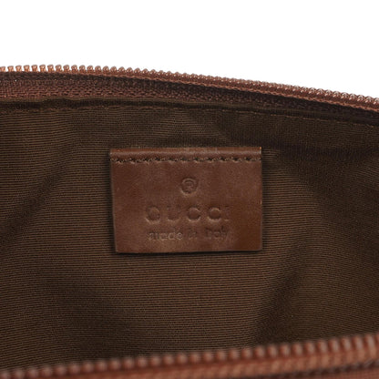 Gucci Mini Baguette GG Monogram Pochette Boot Braun/Beige Tasche