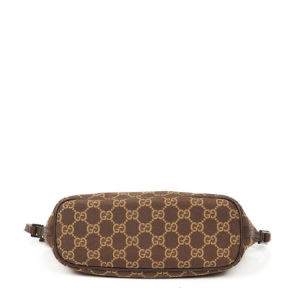 Gucci Mini Baguette GG Monogram Pochette Boot Braun/Beige Tasche