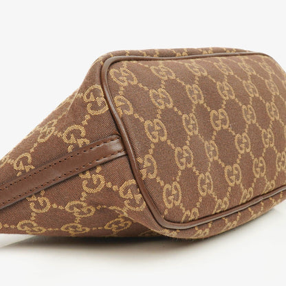 Gucci Mini Baguette Pochette Boat GG Monogram Tasche in Beige/Braun