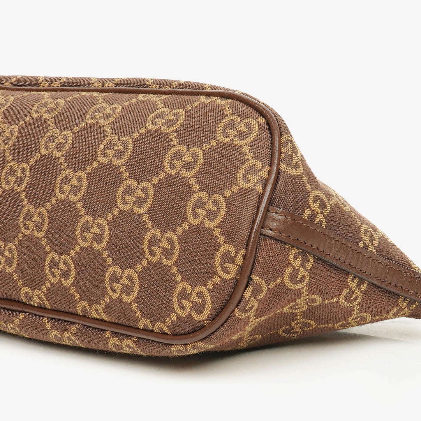 Gucci Mini Baguette Pochette Boat GG Monogram Tasche in Beige/Braun