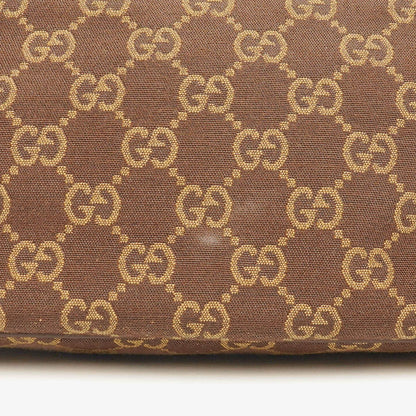 Gucci Mini Baguette Pochette Boat GG Monogram Tasche in Beige/Braun