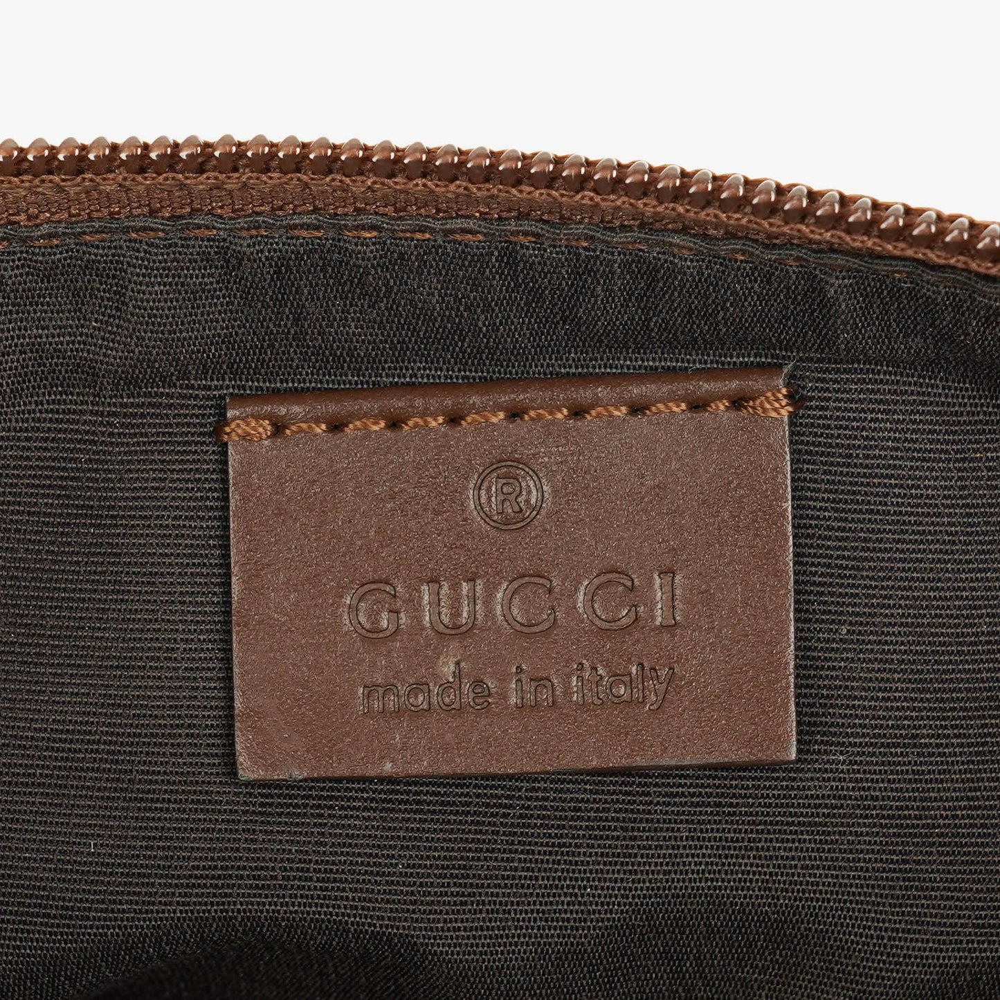 Gucci Mini Baguette Pochette Boat GG Monogram Tasche in Beige/Braun
