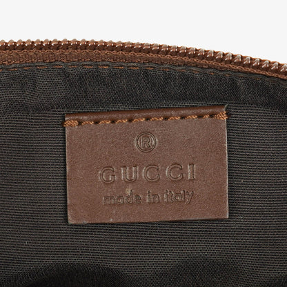 Gucci Mini Baguette Pochette Boat GG Monogram Tasche in Beige/Braun