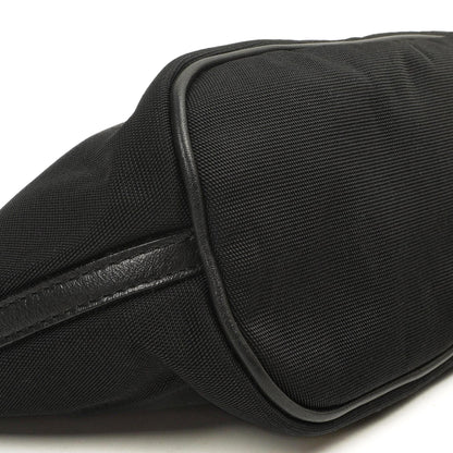 Gucci Mini Baguette Pochette Boot Schwarz Canvas Tasche