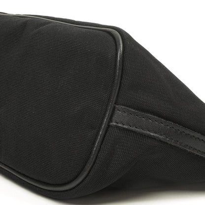 Gucci Mini Baguette Pochette Boot Schwarz Canvas Tasche