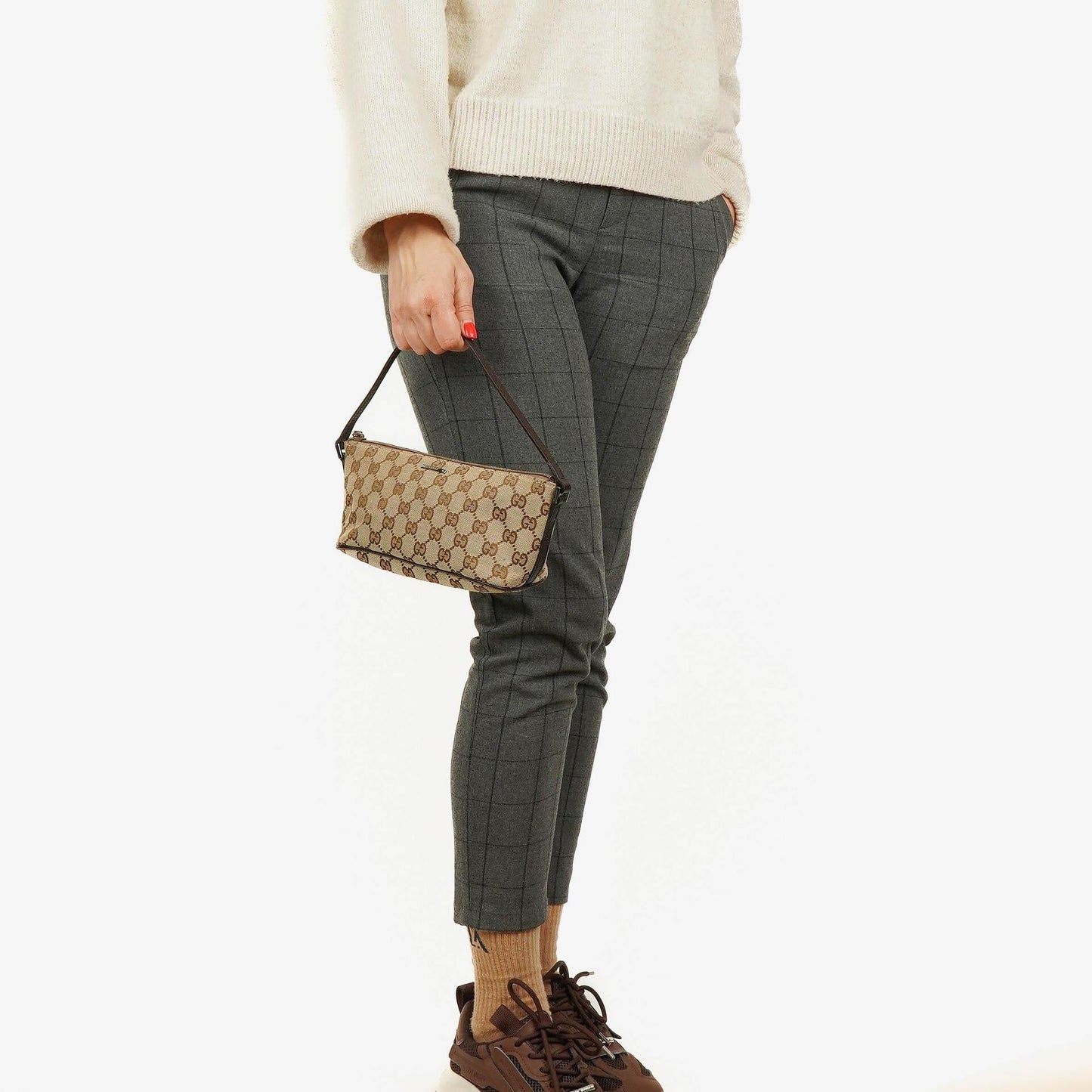 Gucci Mini Baguette Pochette Boat GG Monogramm Tasche