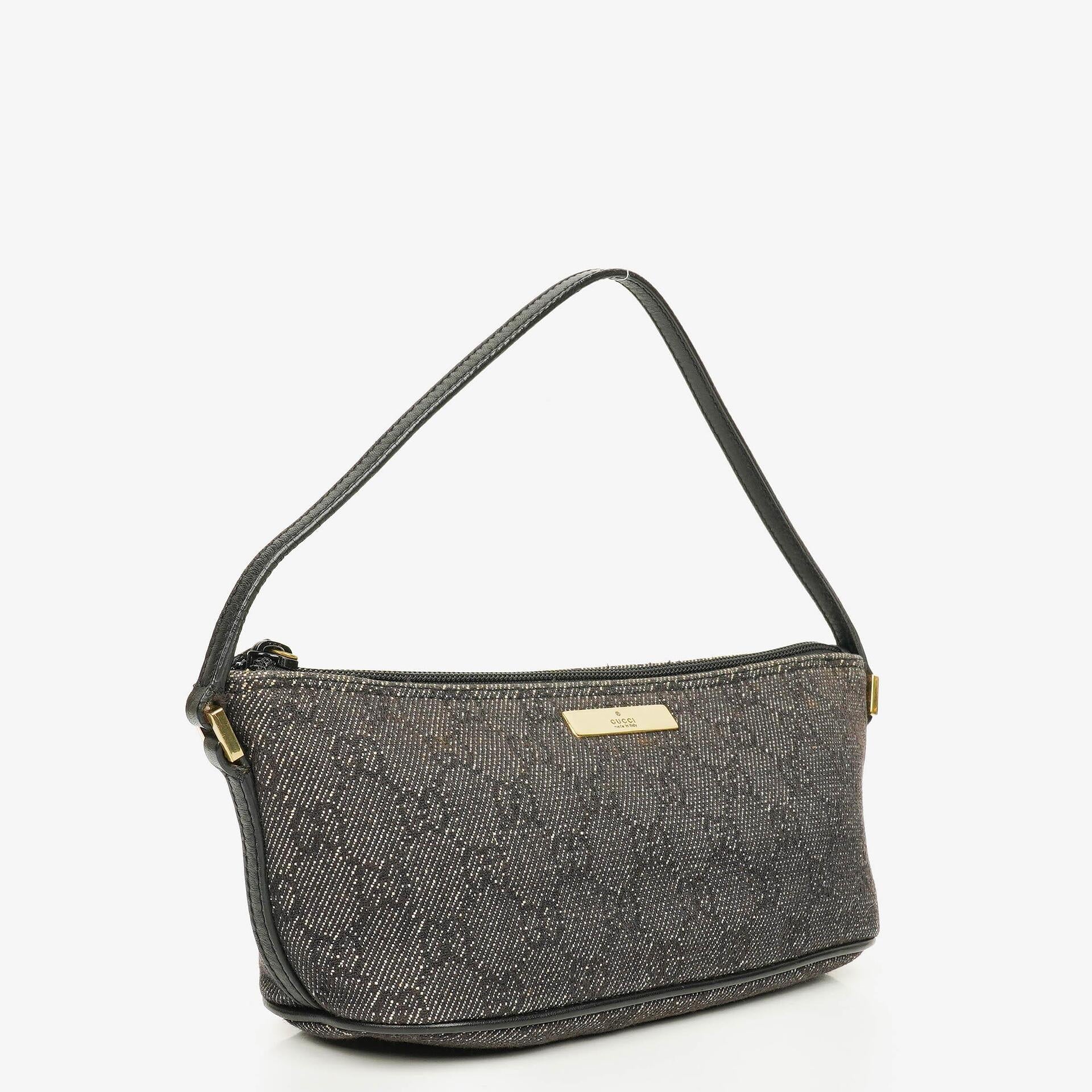 Gucci Mini Baguette Pochette Boat Tasche mit GG Monogramm