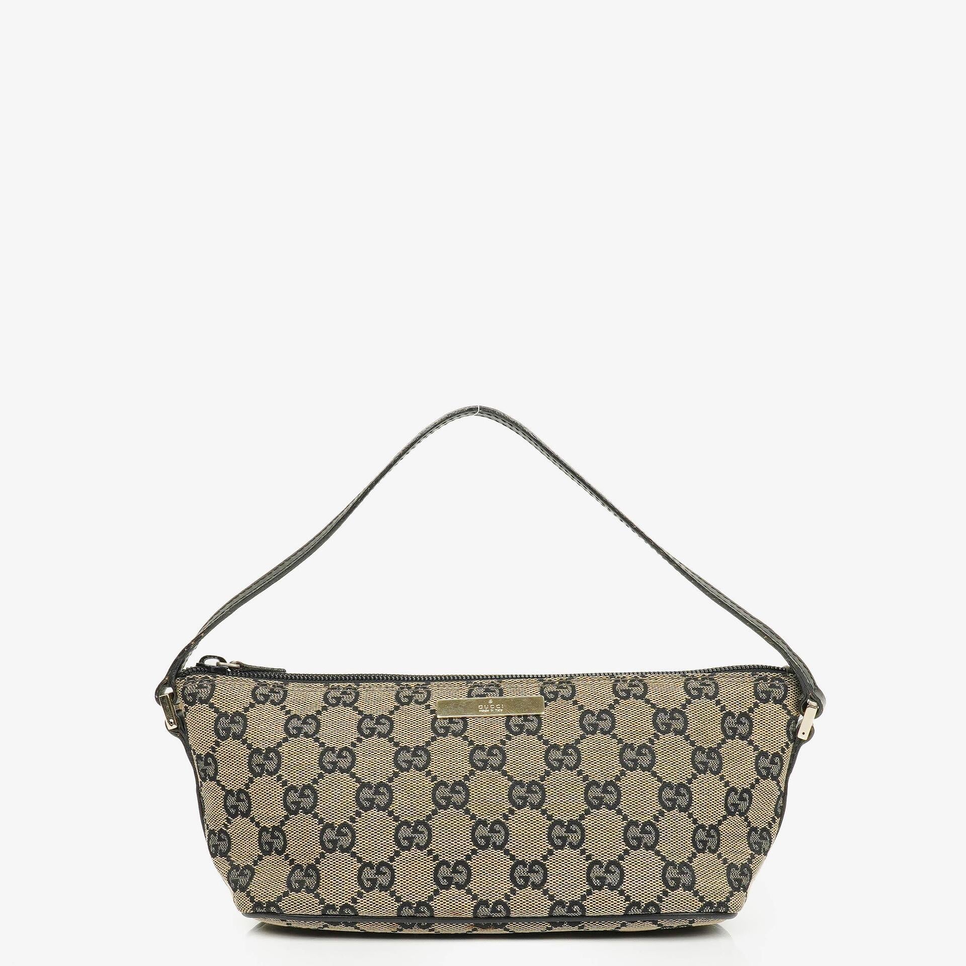 Gucci Mini Baguette Pochette Boat Tasche mit GG-Monogramm