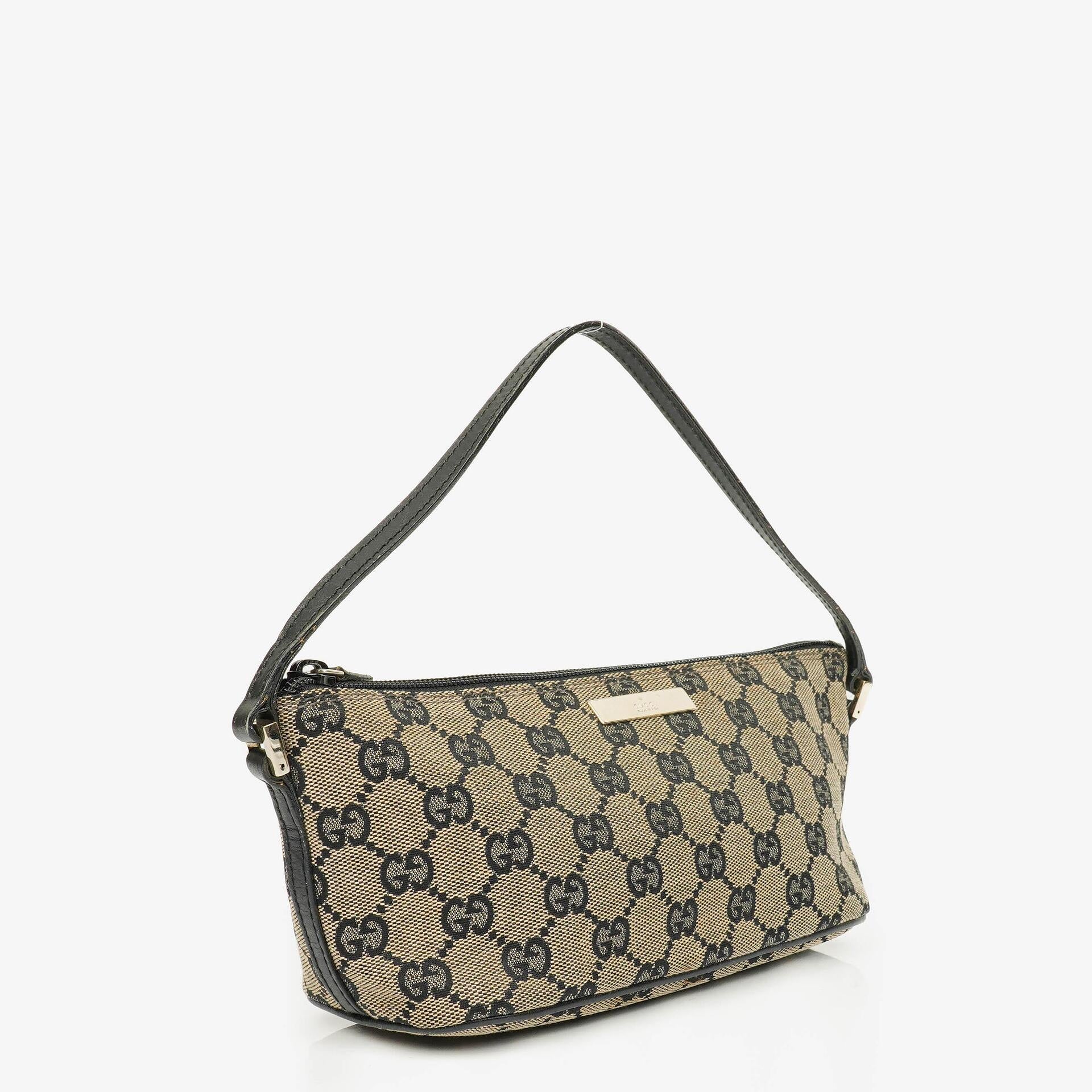 Gucci Mini Baguette Pochette Boat Tasche mit GG-Monogramm