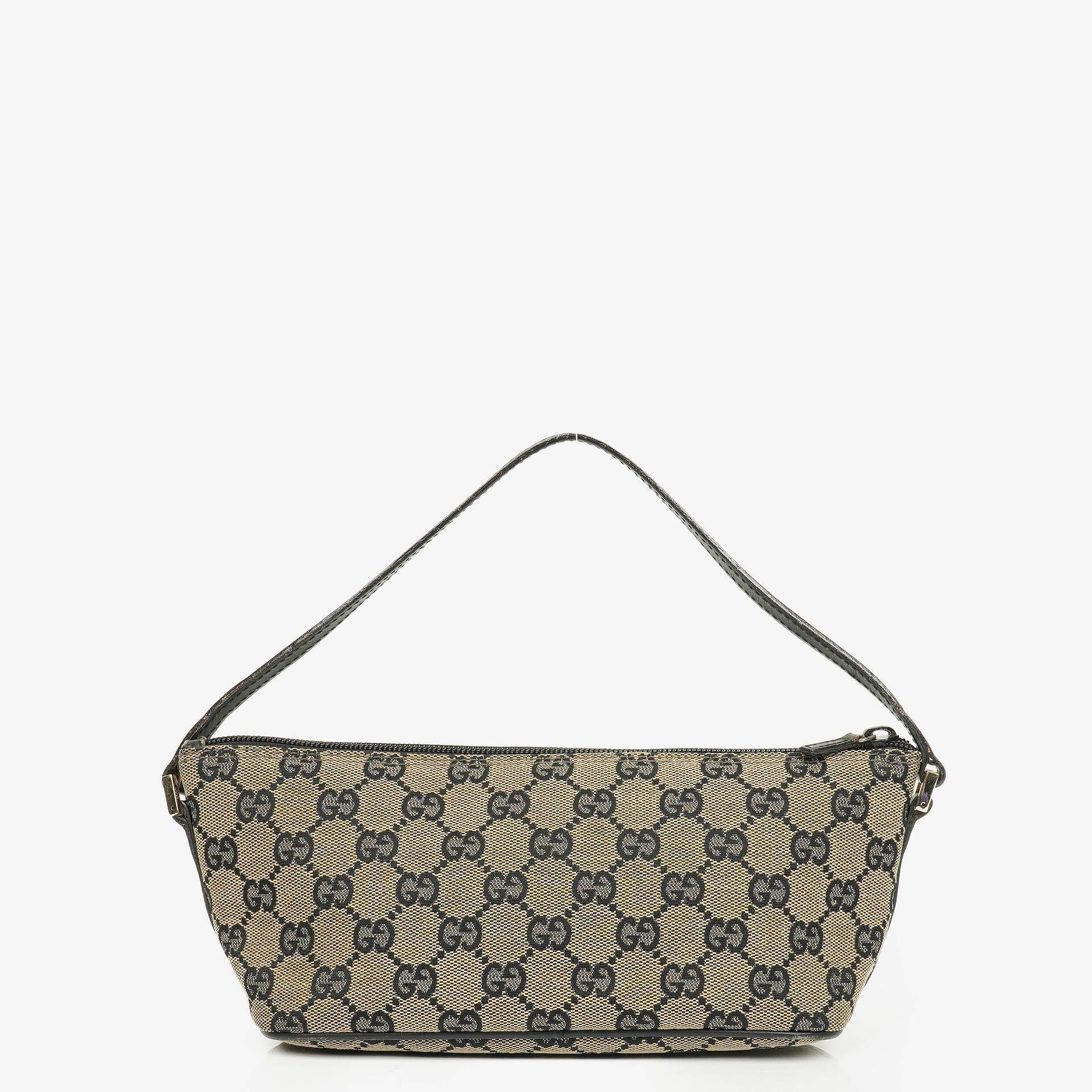 Gucci Mini Baguette Pochette Boat Tasche mit GG-Monogramm