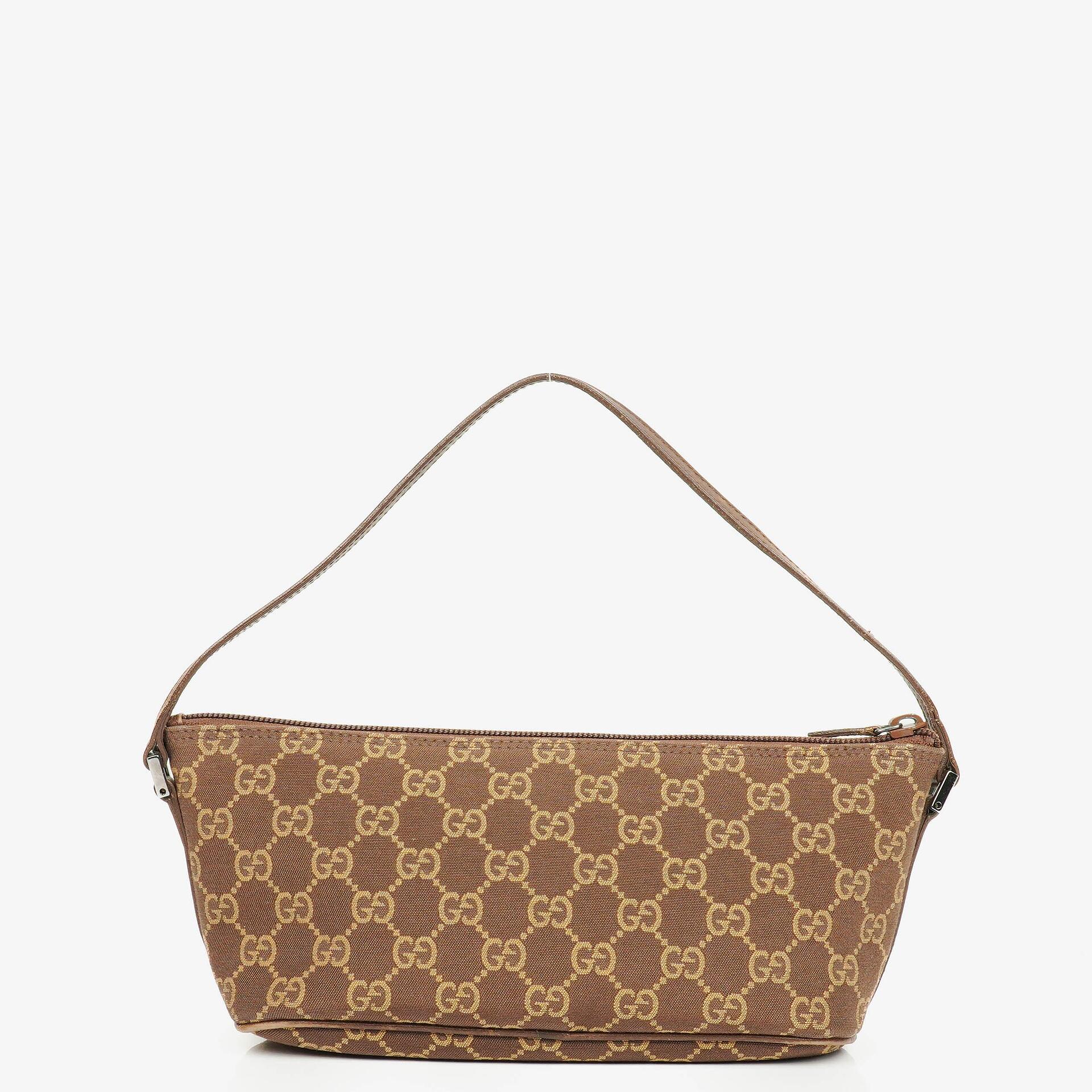 Gucci Mini Baguette Pochette Boot GG Monogramm Tasche