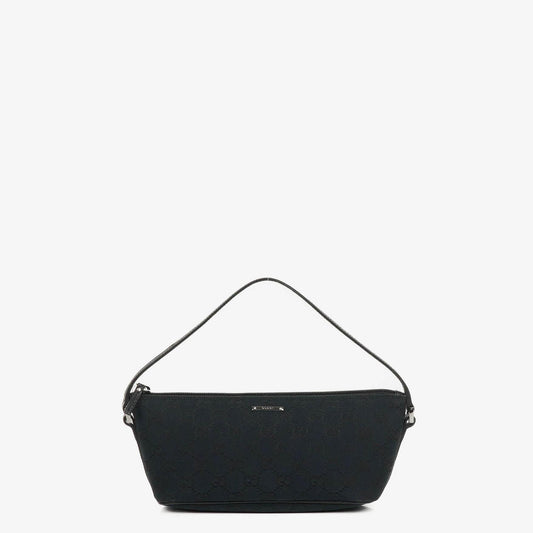 Gucci Mini Baguette Pochette Boot Navy GG Monogram Tasche