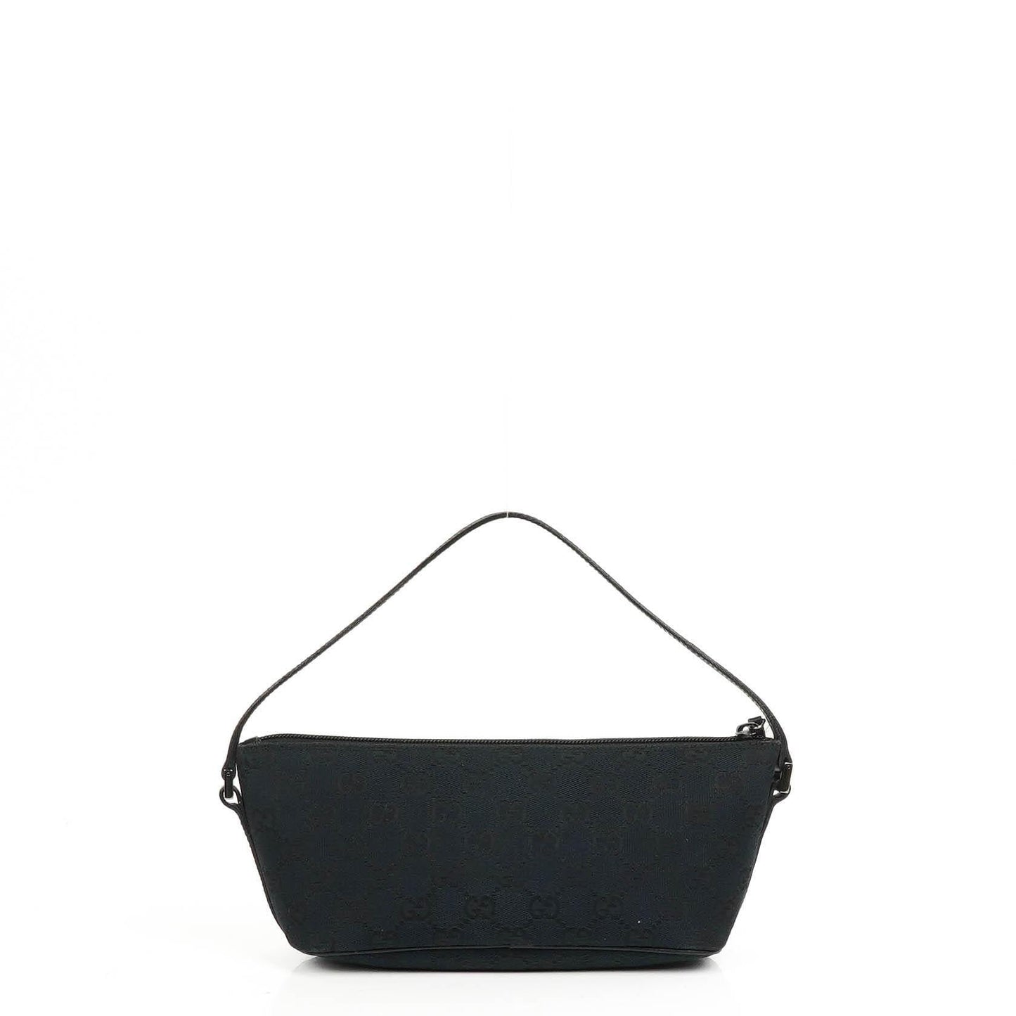 Gucci Mini Baguette Pochette Boot Navy GG Monogram Tasche