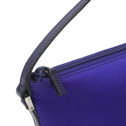 Gucci Mini Baguette Pochette Boot Blue Satin Tasche