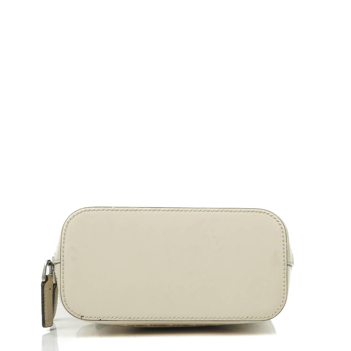 Gucci Mini Guccy Moon Steller Dome Crossbody-Tasche aus Kalbsleder in Weiß und Gold