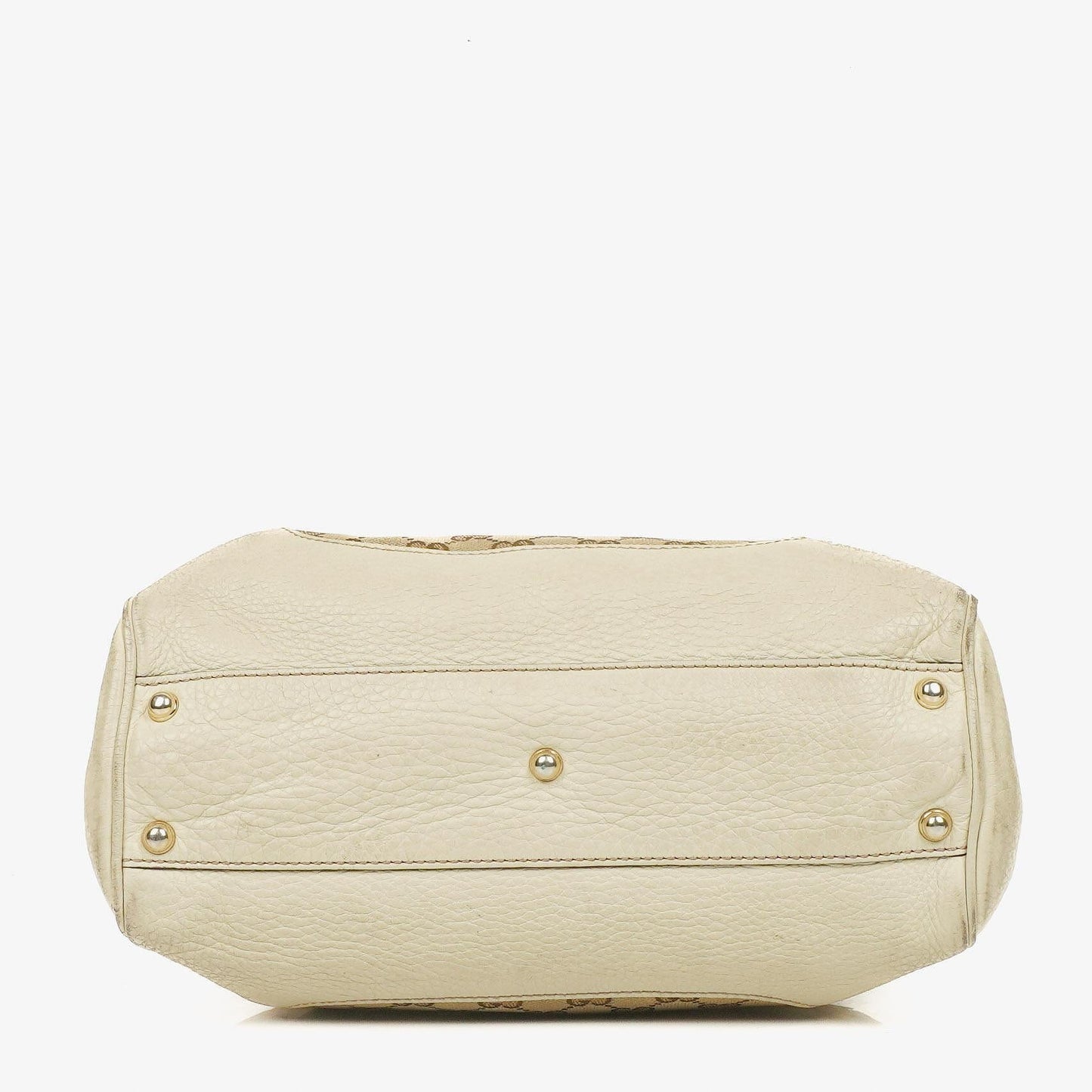 Gucci Diana Tragetasche mit Bambus-Griff aus elfenbeinfarbenem Monogram Canvas