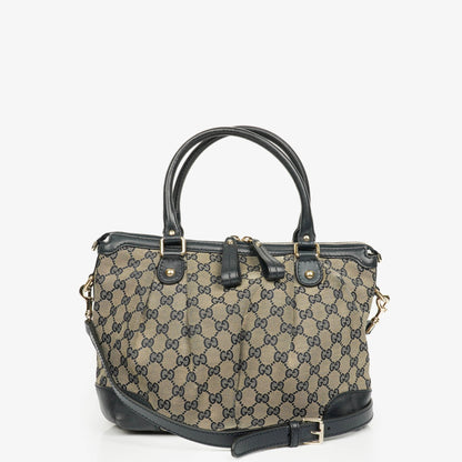 Gucci Sukey Hobo Tasche aus Monogram Canvas