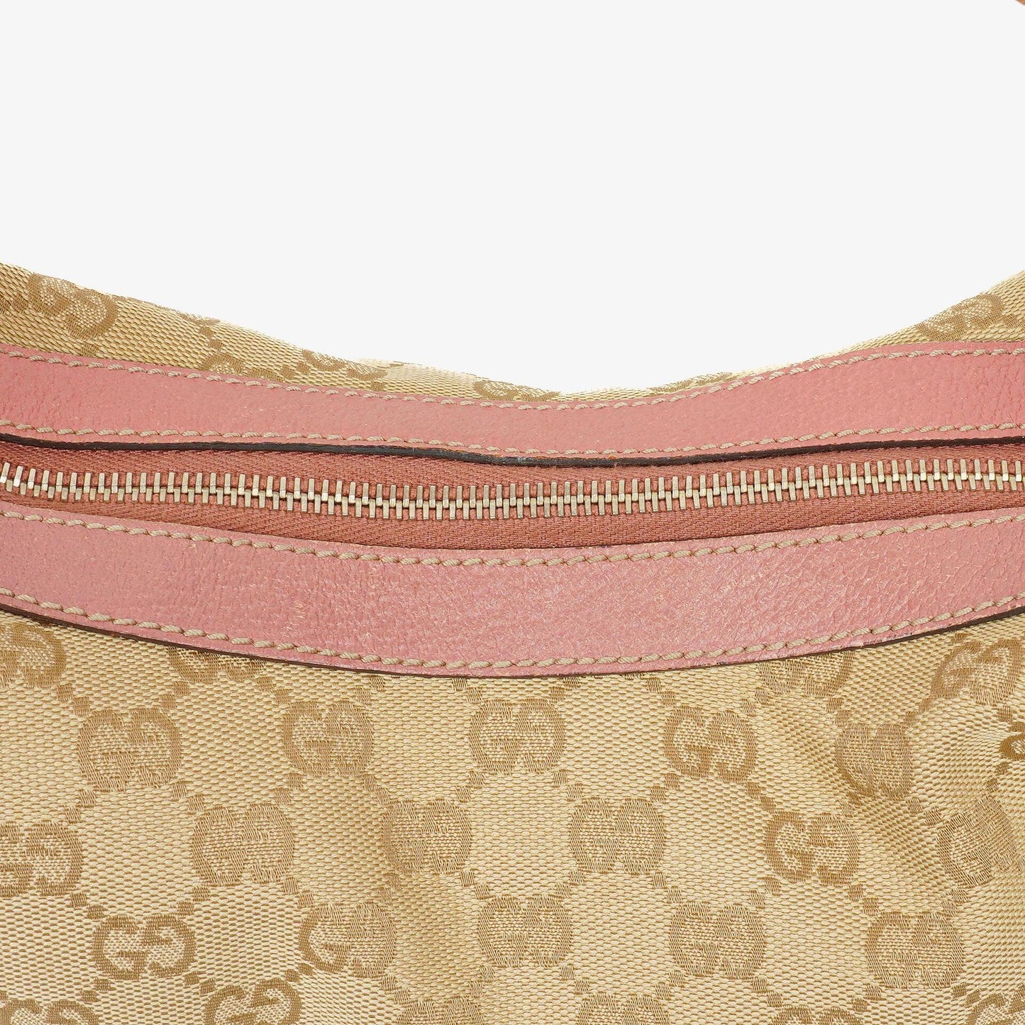 Gucci Monogram Charmy Hobo Tasche