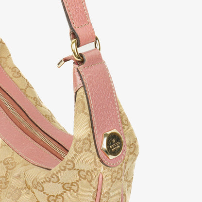 Gucci Monogram Charmy Hobo Tasche