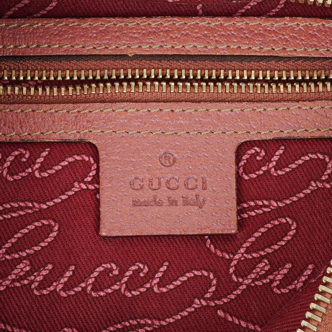 Gucci Monogram Charmy Hobo Tasche