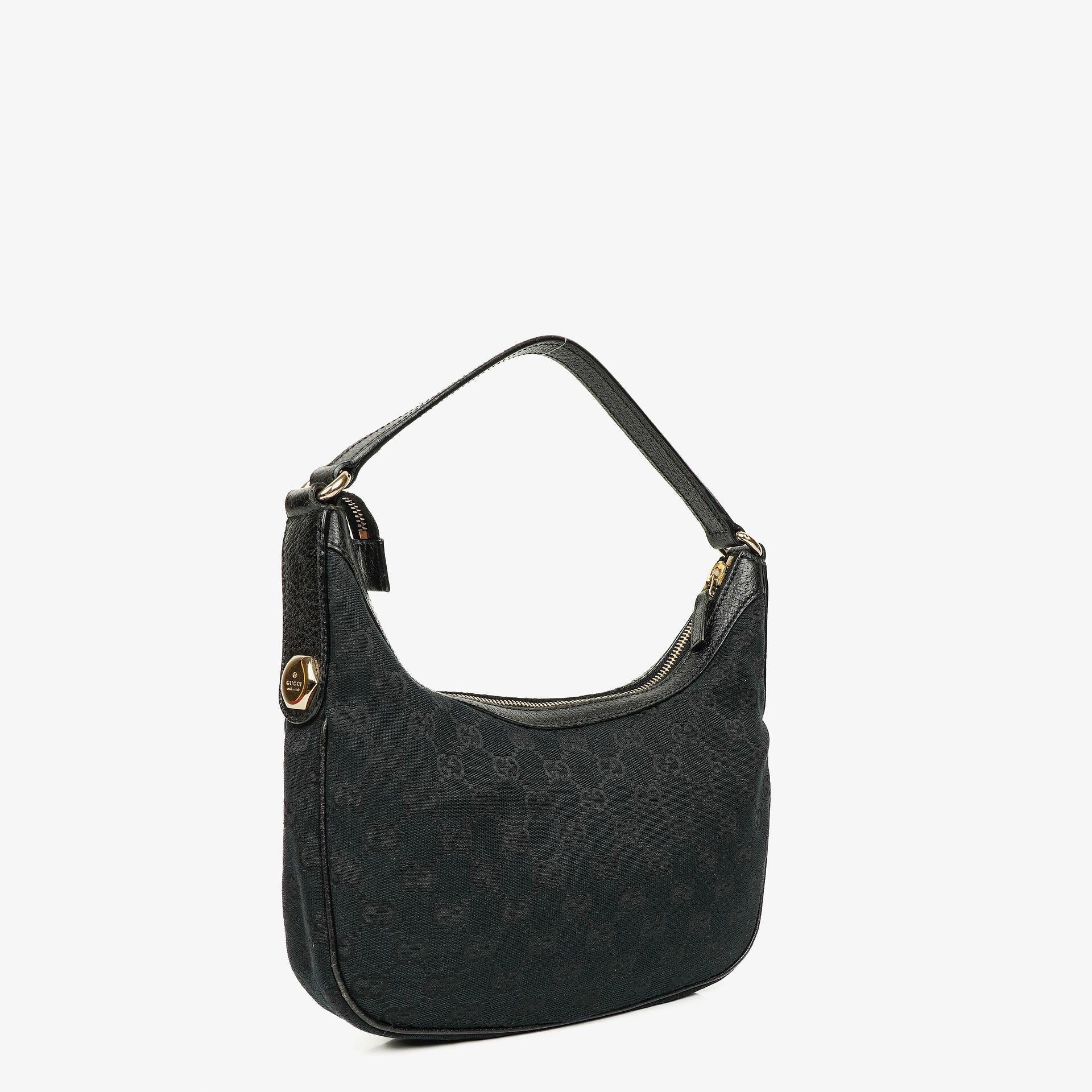 Gucci Hobo Schultertasche aus navy GG Canvas
