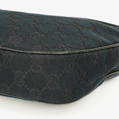 Gucci Hobo Schultertasche aus navy GG Canvas