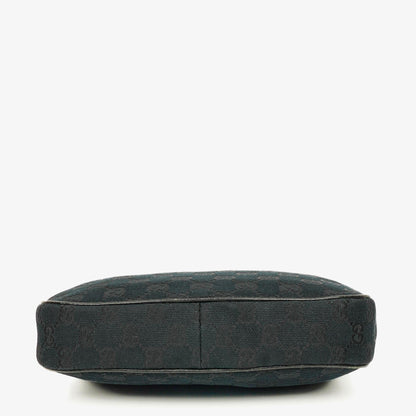 Gucci Hobo Schultertasche aus navy GG Canvas