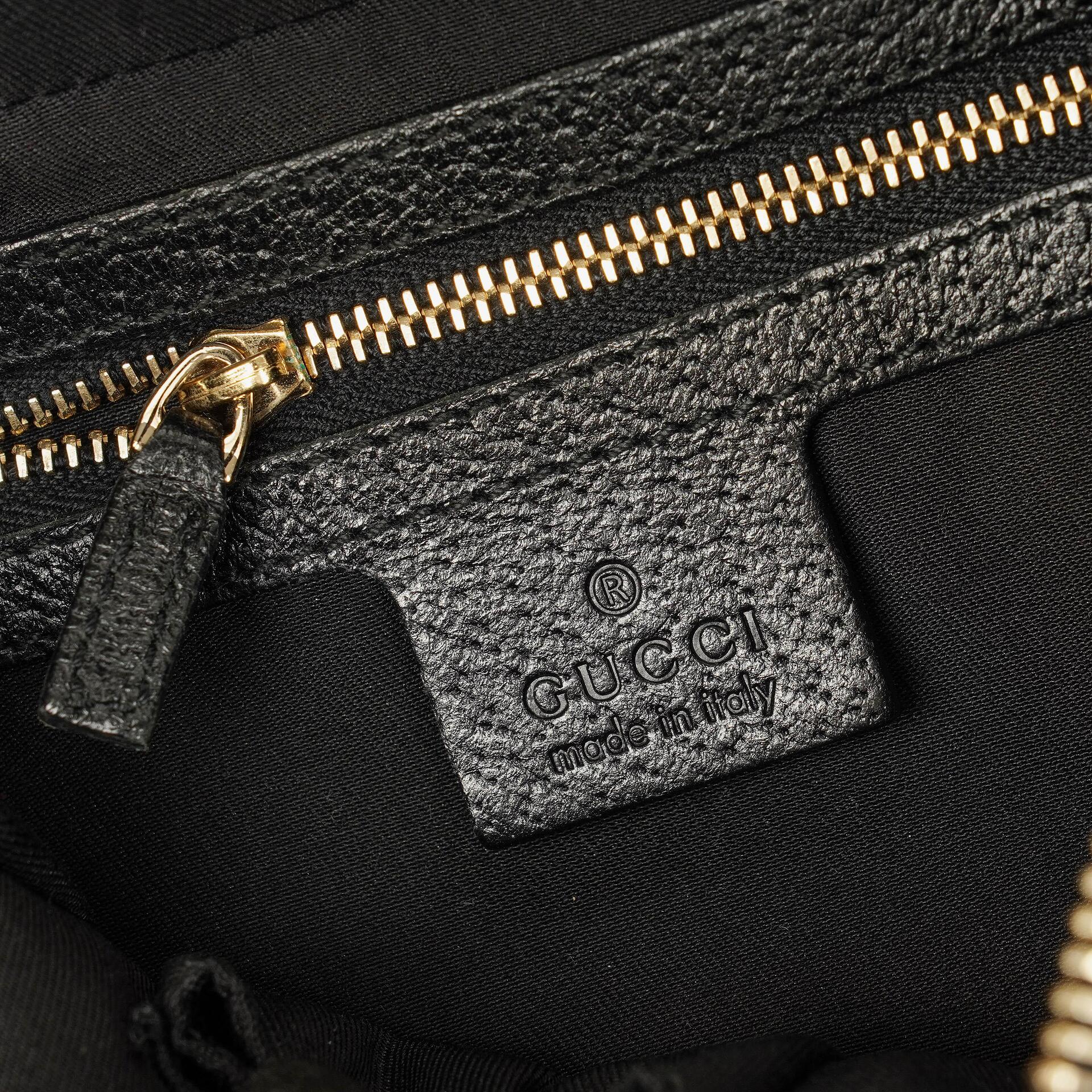 Gucci Hobo Schultertasche aus navy GG Canvas