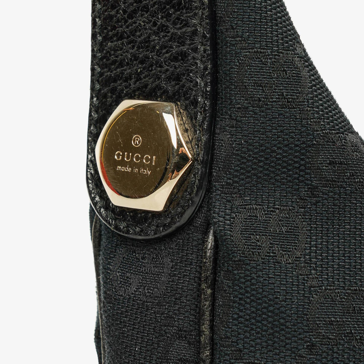 Gucci Hobo Schultertasche aus navy GG Canvas