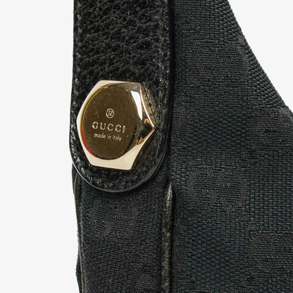 Gucci Hobo Schultertasche aus navy GG Canvas