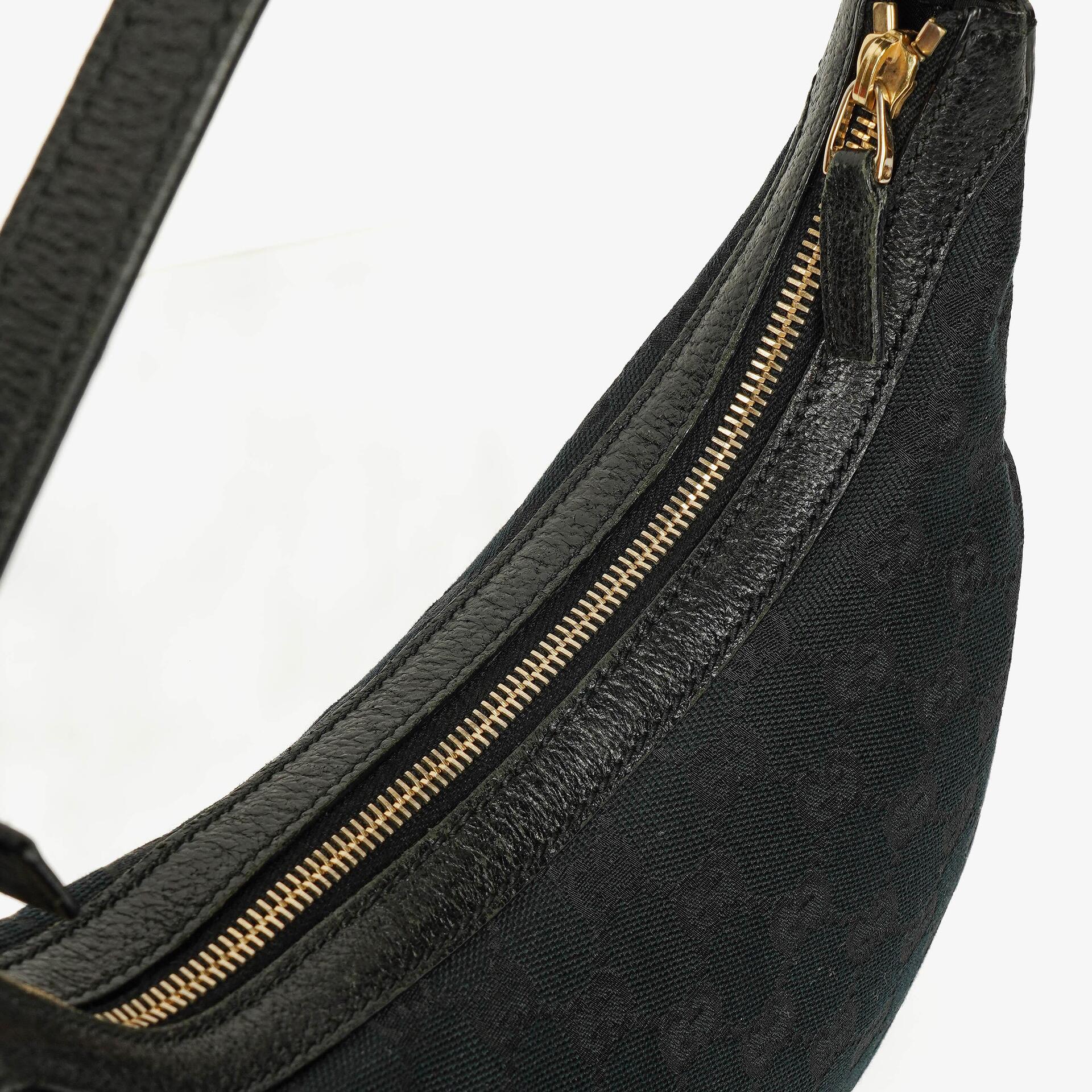 Gucci Hobo Schultertasche aus navy GG Canvas
