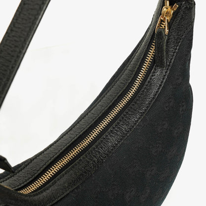 Gucci Hobo Schultertasche aus navy GG Canvas