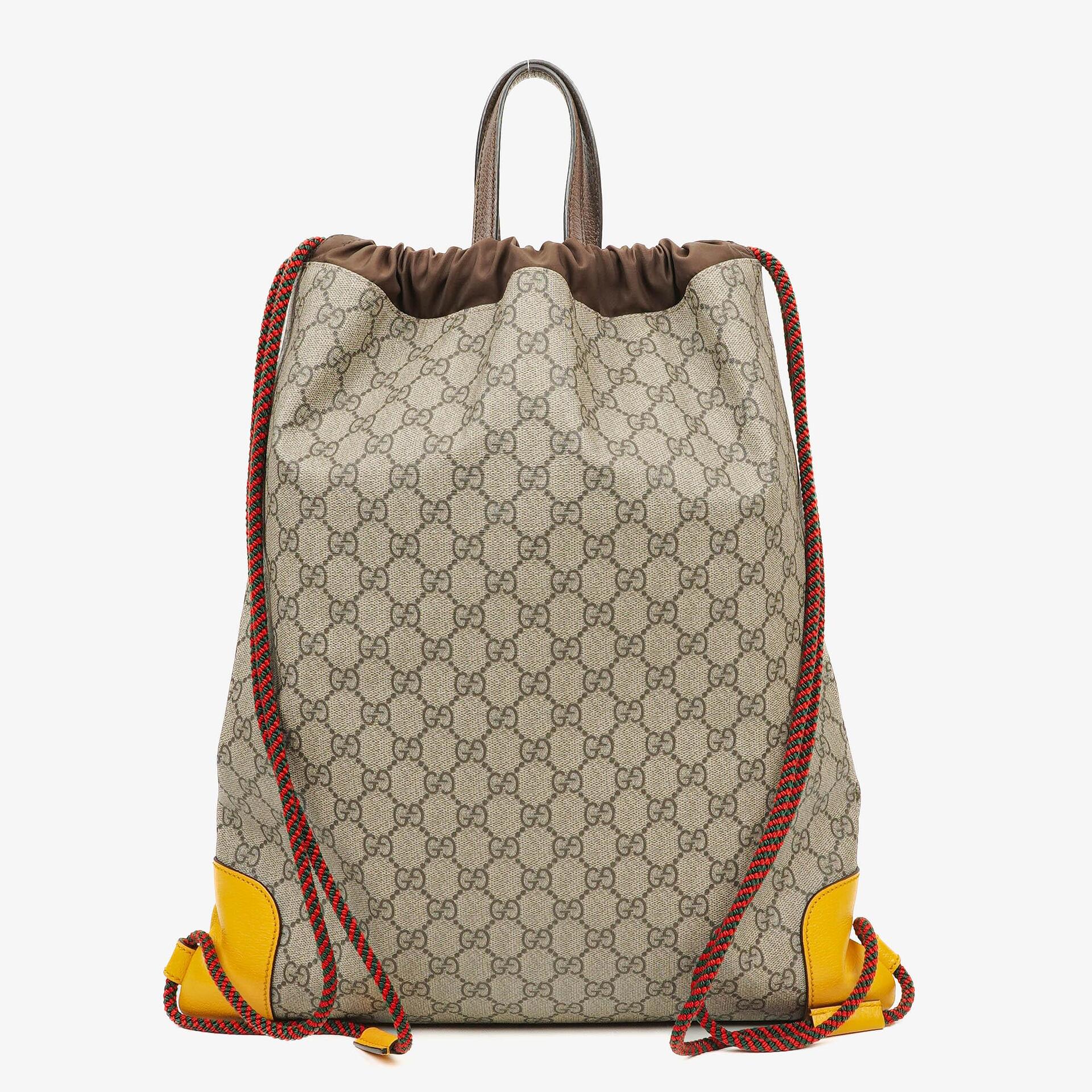 Gucci Neo Vintage Drawstring Rucksack mit Henkel
