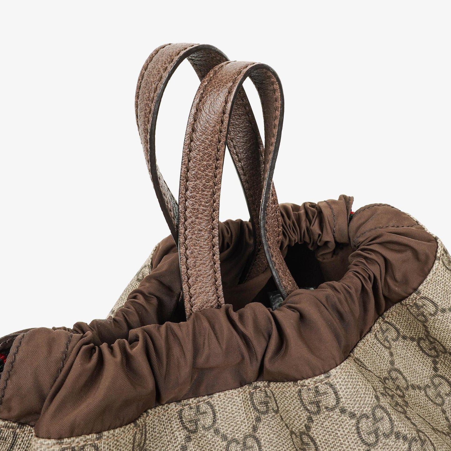 Gucci Neo Vintage Rucksack mit Kordelzug und Henkel