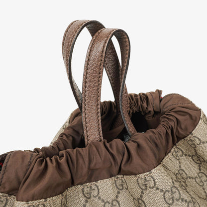 Gucci Neo Vintage Rucksack mit Kordelzug und Henkel