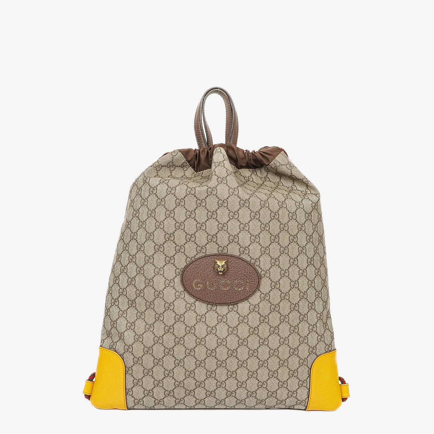Gucci Neo Vintage Rucksack mit Kordelzug und Henkel