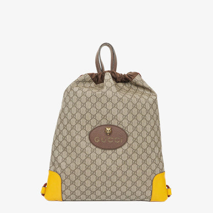 Gucci Neo Vintage Rucksack mit Kordelzug und Henkel