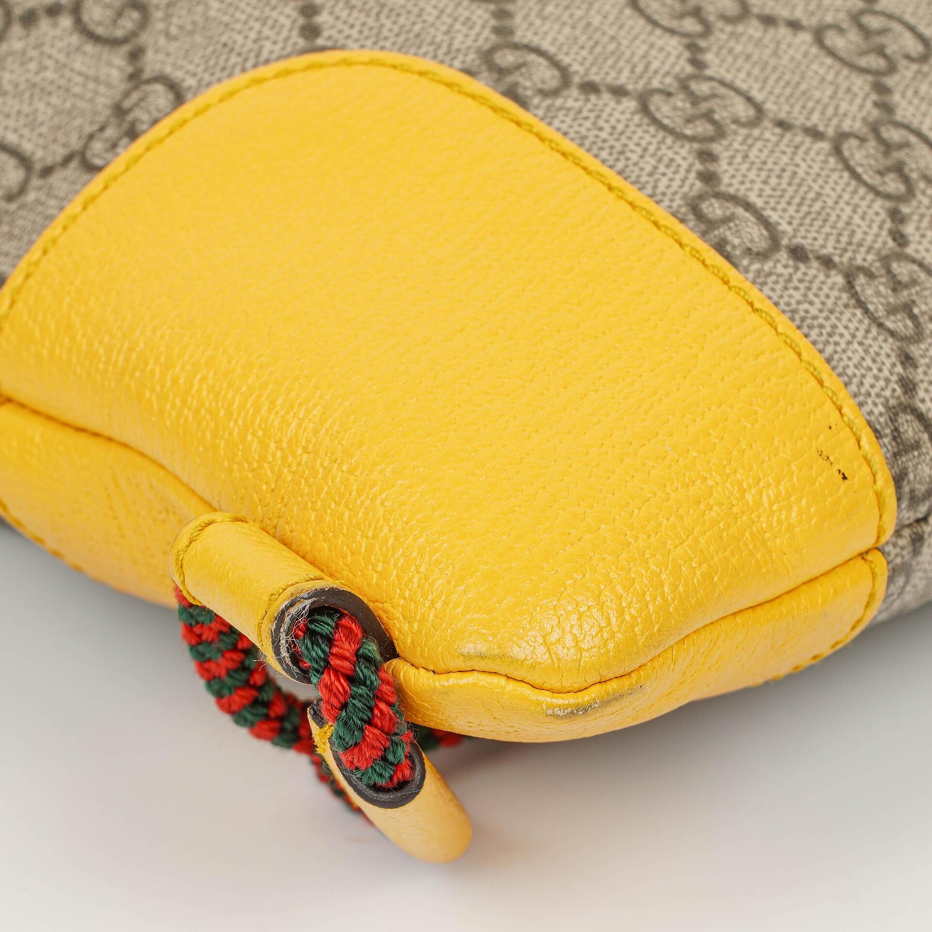 Gucci Neo Vintage Rucksack mit Kordelzug und Henkel