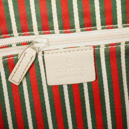 Gucci New Britt mittelgroße Halbmond-Hobo-Tasche mit Monogramm